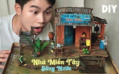 Chàng trai gen Z làm mô hình sông nước miền Tây hút triệu view