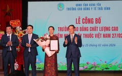 Trường cao đẳng y tế đầu tiên được công nhận chuẩn chất lượng cao, hướng tới hội nhập quốc tế