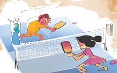 Trận pickleball giải quyết chuyện... về quê