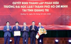 Thành lập phân hiệu Trường đại học Luật TP.HCM tại Quảng Trị, tuyển 400 chỉ tiêu