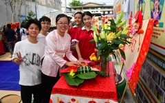 Học trò Trường THCS Vân Đồn vui xuân, hướng về Tết xưa