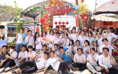 Học trò Trường THPT Phan Thanh Giản, Vĩnh Long cháy hết mình trong hội trại truyền thống