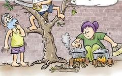 Cây mai 'hy sinh' vì giá xăng dầu