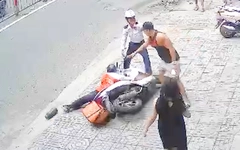 Nam thanh niên hành hung nữ shipper bị công an mời làm việc