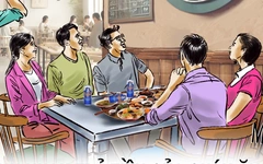 Chủ quán nhức đầu vì thực khách cứ giành nhau trả tiền ăn nhậu