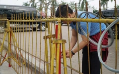 Công tác an ninh thắt chặt trước giờ khai ấn đền Trần