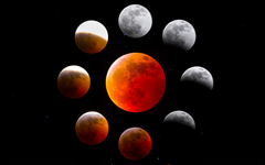 Nguyệt thực toàn phần tối 3-3 diễn ra lúc mấy giờ?