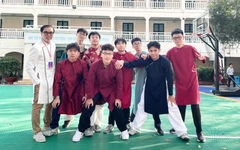 1.450 học sinh 'trẩy hội non sông', biến giờ văn thành lễ hội văn hóa rực rỡ