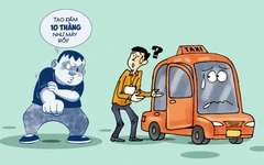 Khi tài xế taxi đụng khách hàng hổ báo