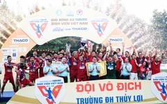 Trường ĐH Thủy Lợi vô địch Giải bóng đá Thanh Niên sinh viên Việt Nam