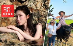 Bản tin 30s Nóng: Ca sĩ Juky San mặc bikini ngâm mình trong Giếng Tiên; Độc đáo dịch vụ cưỡi trâu