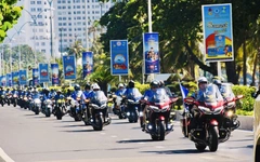 Hơn 2.000 người đam mê mô tô hội tụ ở lễ hội xe phân khối lớn châu Á - Thái Bình Dương ở Nha Trang