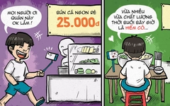 Mới đi ăn sáng đã dính cú lừa ngày 1-4