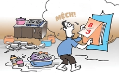 Một ngày 'vào vai' phụ nữ: Tui mệt quá rồi!