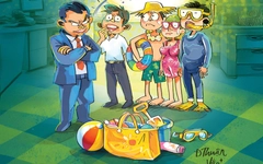 Đầu tháng tư, cả công ty được đi nghỉ mát