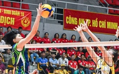 Bóng chuyền nữ: Trở về từ Nhật, Bích Thủy tỏa sáng giúp Hóa Chất Đức Giang thắng giòn giã