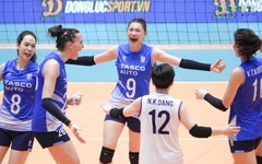 Bóng chuyền nữ: Hà Nội Tasco Auto đánh bại Vietinbank 3-0