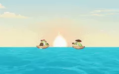 'Tình yêu sét đánh' của 2 chú chim vành khuyên