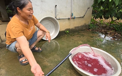 Lý do nước giếng sinh hoạt ở Thanh Hóa chuyển sang màu tím, có mùi hôi