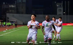 Vòng 19 V-League 1: Hồng Lĩnh Hà Tĩnh thắng tối thiểu Hải Phòng trên sân nhà
