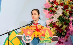 Chị Trịnh Thị Hiền Trân là chủ tịch Hội đồng Đội TP.HCM khoá I, giai đoạn 2025-2030