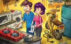 Tuổi Trẻ Cười số 1-5-2026: Chiếc bếp gas 'lạc loài'