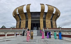 Đền thờ Vua Hùng tại Cần Thơ mở cửa ban đêm dịp giỗ Tổ