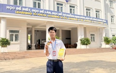 Từng ‘lỡ hẹn’, nam sinh Tây Ninh trở thành thủ khoa môn lịch sử khối 11 Kỳ thi Olympic truyền thống 30-4
