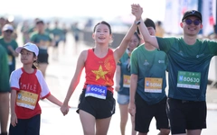 Những khoảnh khắc ấn tượng tại VnExpress Marathon Green Paradise Cần Giờ