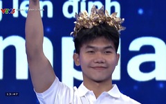 Đường lên đỉnh Olympia: Nam sinh Trường THPT chuyên Thái Bình lấy lại ngôi đầu ở phút cuối