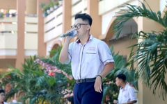 Giờ ra chơi ngập tràn âm nhạc của Trường THPT Vĩnh Lộc B