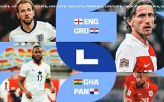 Bảng L World Cup 2026: Đại chiến Anh và Croatia