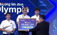 Nam sinh Hải Phòng dẫn đầu 4 vòng, giành chiến thắng Đường lên đỉnh Olympia