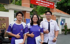 Thí sinh nói đề toán thi tốt nghiệp THPT 'dễ thở', mong điểm cao