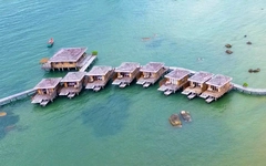 Tháo dỡ 9 bungalow xây trái phép ven biển Phú Quốc