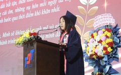 Học trò Trường Quốc tế Việt Nam - Phần Lan phát biểu tri ân: 'Ba là Google của con'