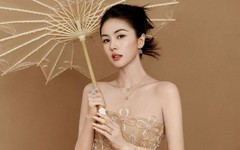Bạch Lộc lên bìa Madame Figaro diện chiếc đầm màu nude khả ái của nhà thiết kế Việt