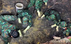 Mở rộng tìm kiếm, phát hiện thêm nhiều hài cốt liệt sĩ tại công viên Lê Thị Riêng