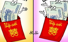 Tiền mừng đám cưới: Góp vui hay... góp vốn?