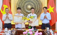 Thanh Hóa tặng bằng khen cho học sinh đoạt giải Olympic quốc tế và khu vực