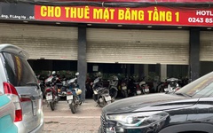 Mặt bằng kinh doanh ở Hà Nội nhan nhản biển cho thuê