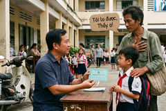 Người cha khó khăn nhưng từ chối nhận hỗ trợ cho con vì 'tôi lo được'