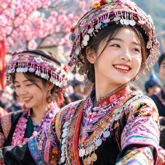 Xuân về trên bản làng Tây Bắc