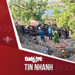 Tin tức tối 6-4: Xe khách chở nhiều thợ lặn gặp nạn ở Bình Thuận, 4 người chết tại chỗ, 12 người bị thương
