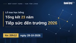Tiếp sức đến trường 2026: TP.HCM khép lại hành trình trao học bổng năm nay