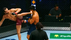 Video: Võ sĩ tung cú đá 'đẹp nhất trong năm' khiến đối thủ chao đảo trên sàn đấu, thắng knockout