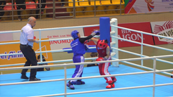 Video: Hằng Nga, Thế Hưởng lấy vé tranh HCV kickboxing tại SEA Games 31