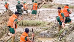 Dừng tìm kiếm nạn nhân mất tích ở Làng Nủ sau 1 tháng xảy ra lũ quét