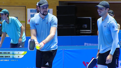 Xem tay vợt pickleball số 1 thế giới Ben Johns cùng Dekel Bar thắng áp đảo đối thủ