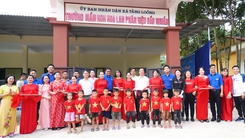 Khánh thành lớp học mầm non ở Lào Cai do Thành Đoàn TP.HCM quyên góp